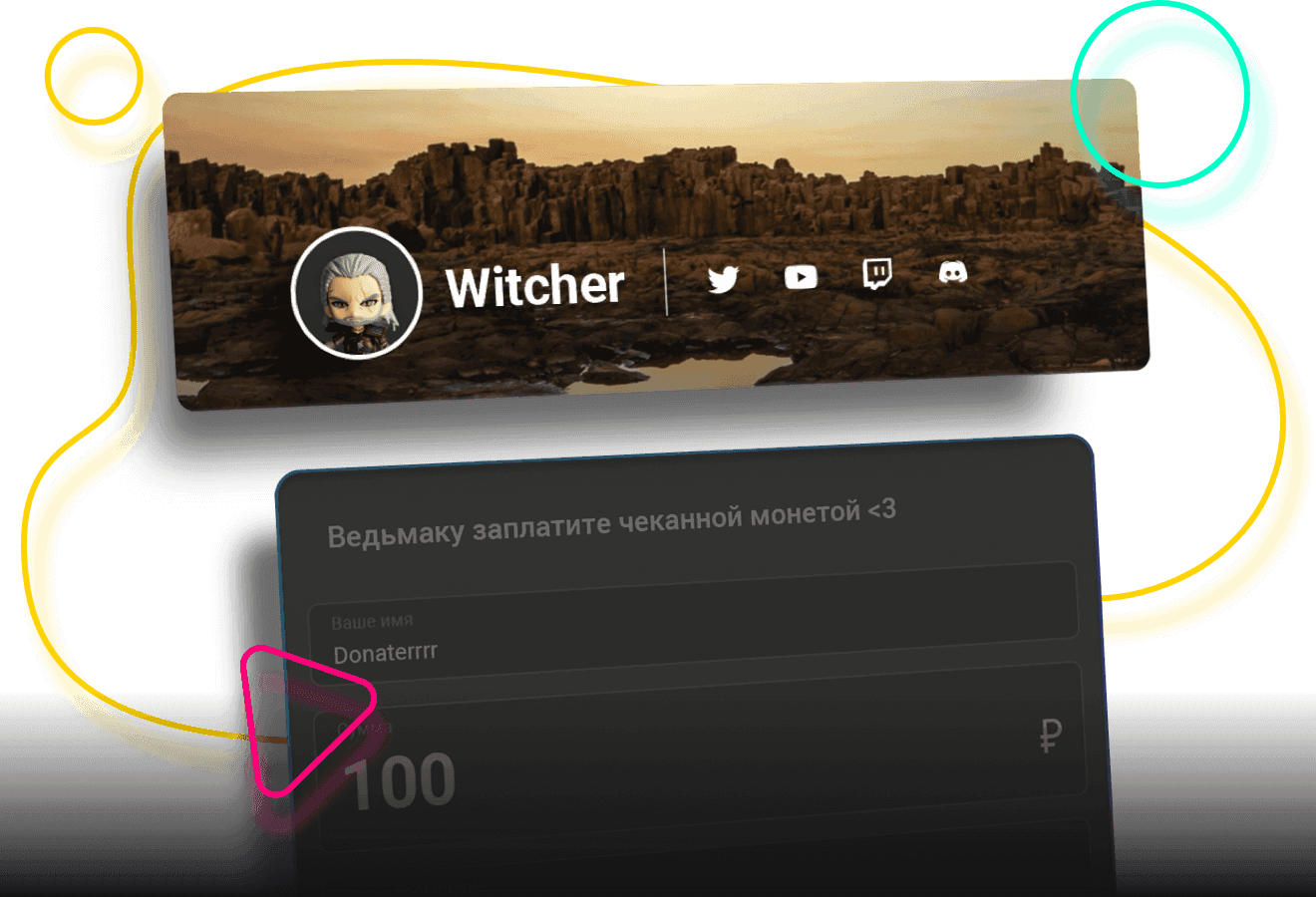 …with your header and logo...